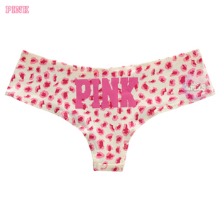 VS043 VICTORIA Pink leopard print series of  non-trace sexy underwear FREE SHIPPING