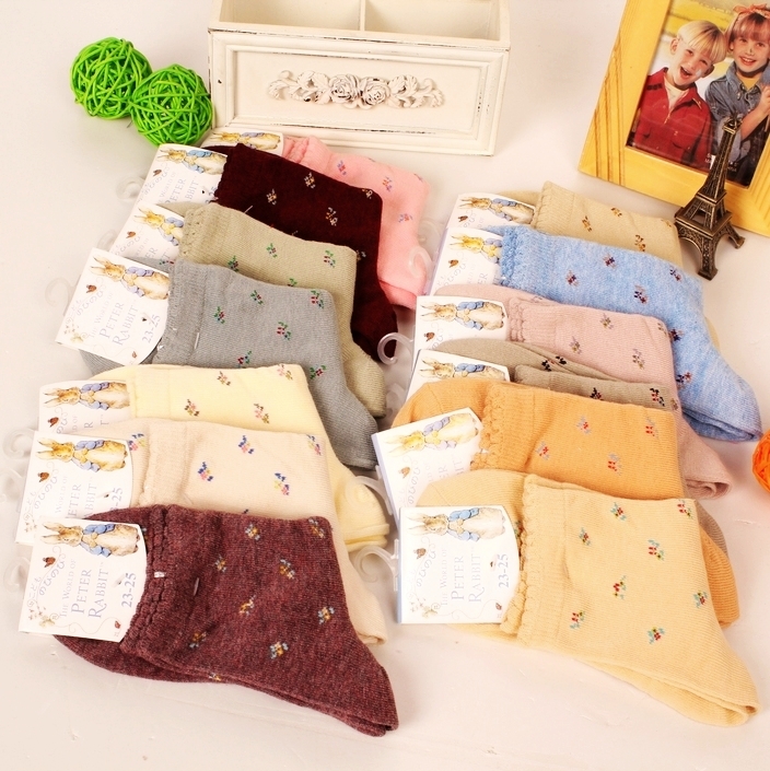 W31 socks female candy color 100% cotton socks 100% cotton socks