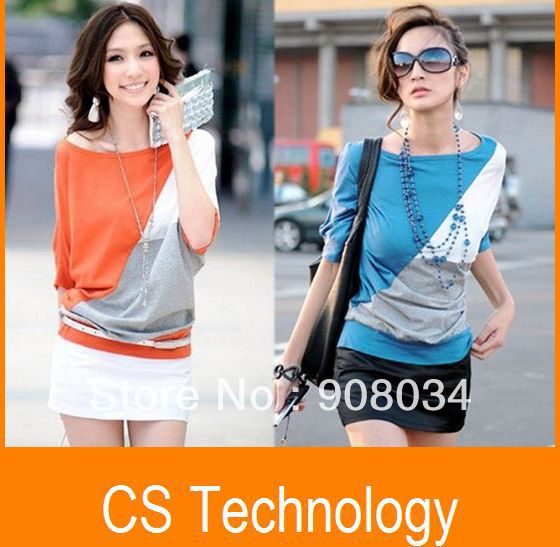 [W525] 2013 fashion t shirts,women clothing,women tshirt design,summer clothes, brand t shirts  FREE SHOPPING
