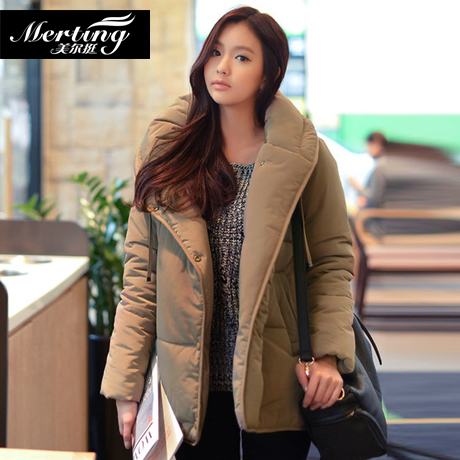 Wadded jacket 2012 winter women's wadded jacket medium-long thickening cotton-padded jacket cotton-padded jacket outerwear