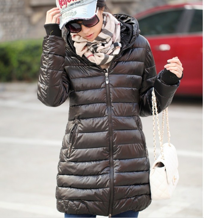 Wadded Medium-long Overcoat Down Cotton-padded Jacket Women Fashion Winter Down Coats Wholesale