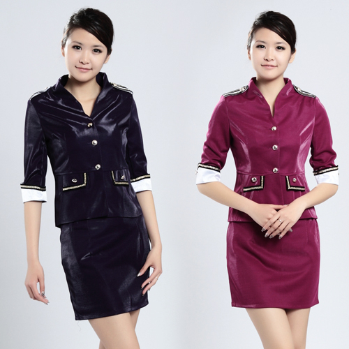 Wanjia uniforms fashion career dress set uniform ktv clothes
