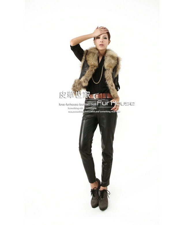 Warm Christmas Gift! New Arrival women Raccoon Hair coat+Fashion+Free Shipping!