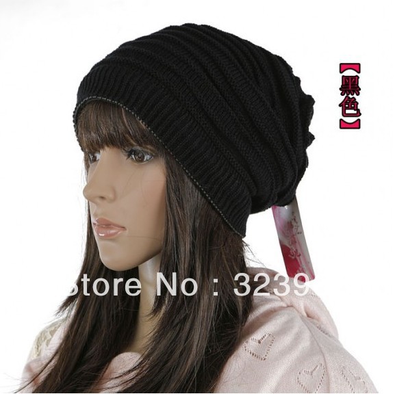 Warm Hat Knitted Wool Cap Women's Weave Headgear Hip-hop Hot Sale Autumn and Winter Free Shipping RC082