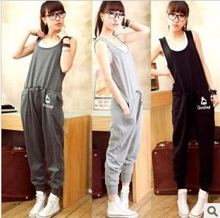 Was thin , the new Korean version of casual women harem pants jumpsuit