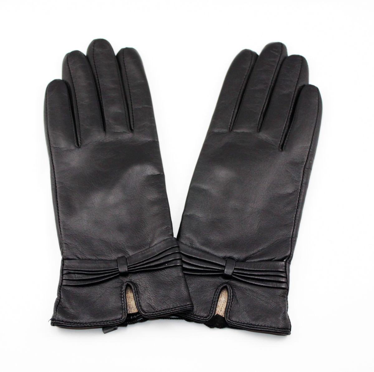 Water women's genuine leather gloves female winter women's thermal sheepskin gloves thick