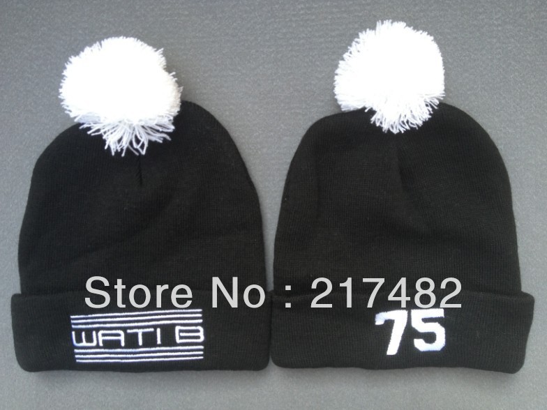 Wati B 75 Beanie Hats most popular WATIB sports caps top quality freeshipping black !