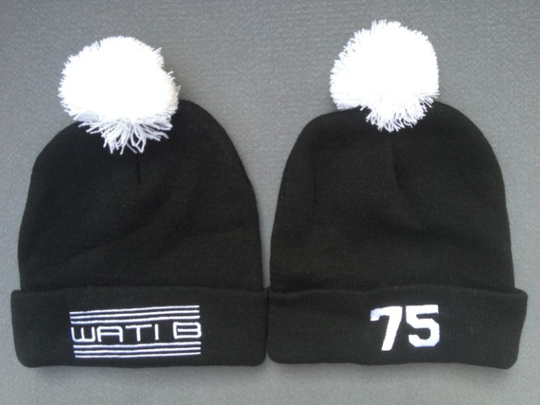 Wati B  75 Beanie Hats  most popular  WATIB sports caps top quality freeshipping black !