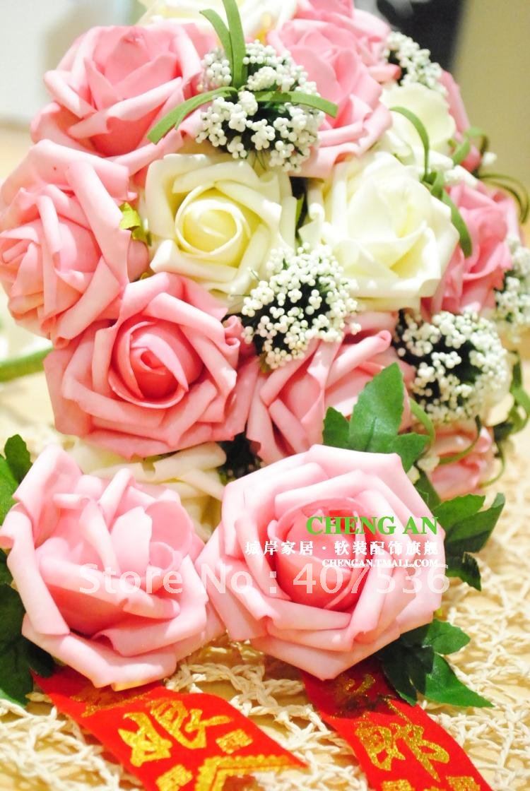 Weddding Bouquet , large simulation artificial Bridal  flower,  4 kinds color ,  my263