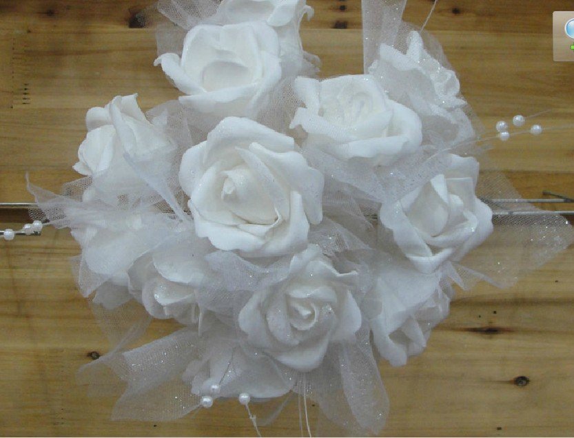 Weddding Bouquet , large simulation artificial Bridal  flower, my2652
