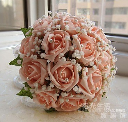 Weddding Bouquet , large simulation artificial Bridal  flower,  my2713