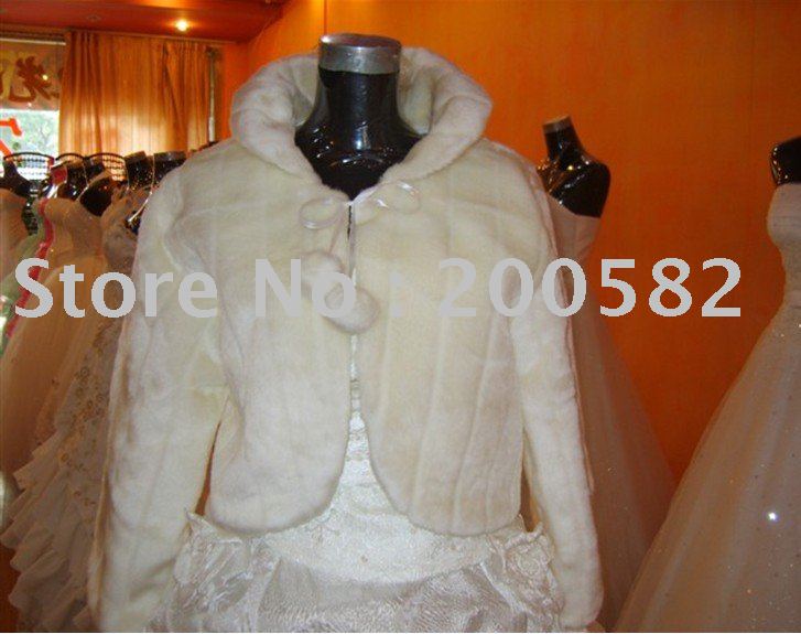 Wedding Accessorie Jacket ,fur wedding wrap in wholesale price ,fur Wedding Jackets WJ033