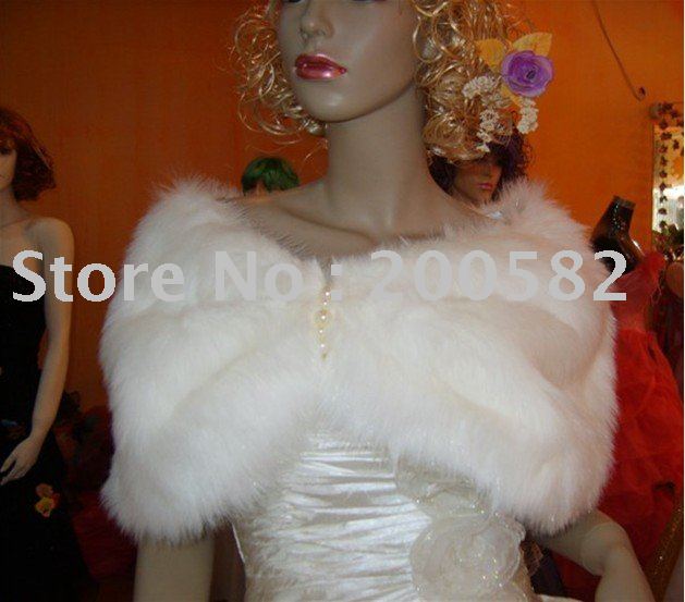 Wedding Accessorie Jacket ,fur wedding wrap in wholesale price ,fur Wedding Jackets WJ034