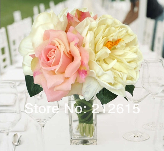 Wedding artificial bouquet, bride flower, wedding favors supply