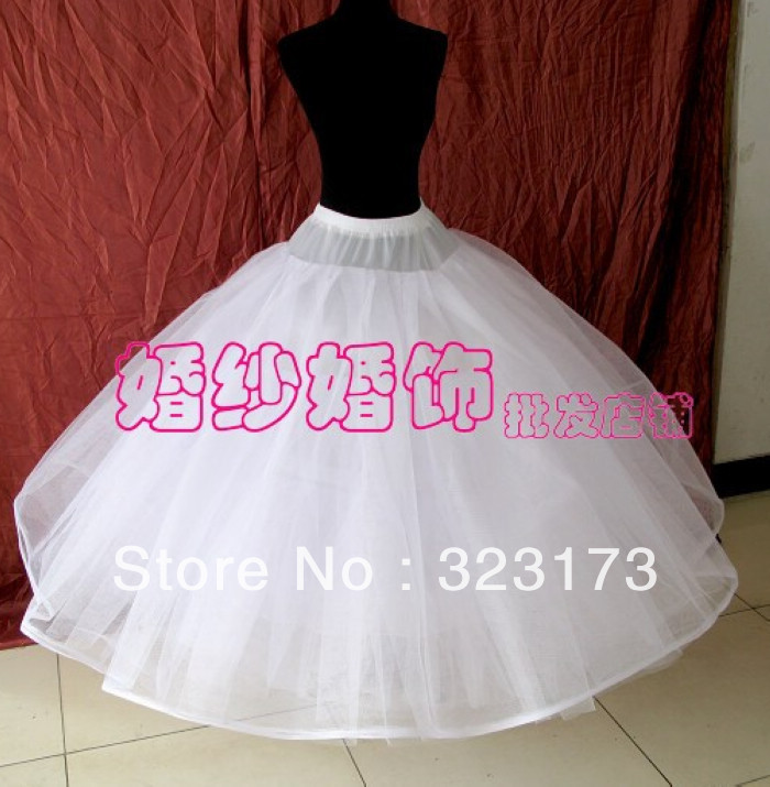 Wedding boneless big skirt ball gown bridal petticoat