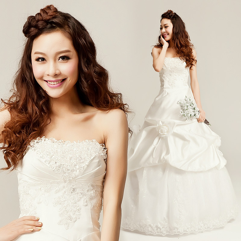 Wedding dress 2012 newest Korean sweet princess wedding Bra the Korean bride diamond SarkozyYHZ