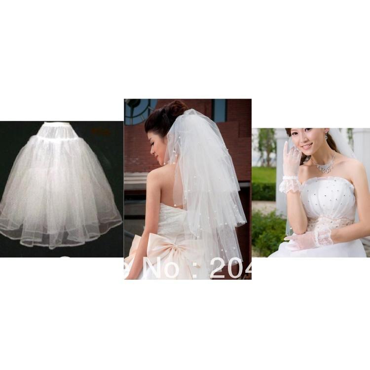 Wedding dress Accessories 3 combination 2( pannier is soft)