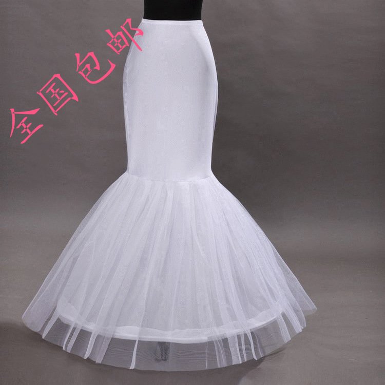 Wedding dress accessories supplies quality fish tail skirt standard