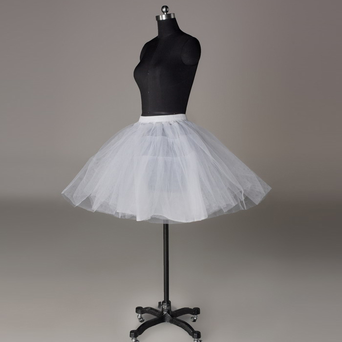Wedding dress after 1.5 meters miniskirt short skirt pannier vip high quality hard yarn boneless skirt stretcher 0130