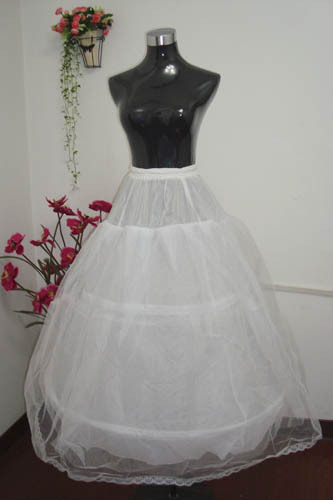 Wedding dress threefolded belt tulle dress quality panniers h1