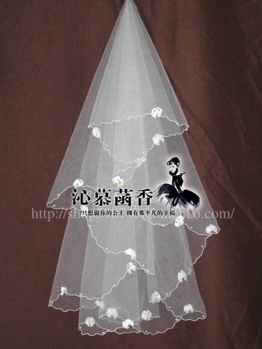 Wedding dress veil