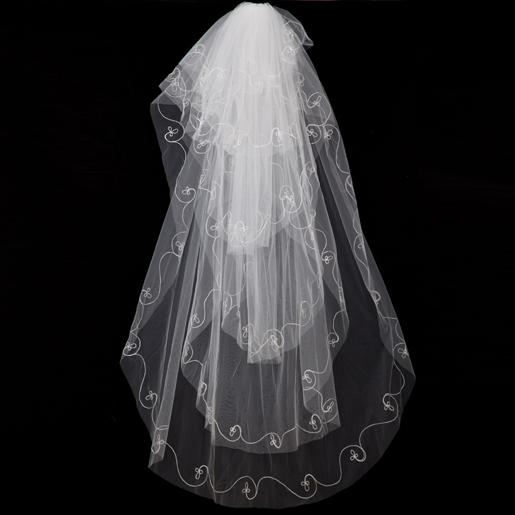 wedding dress veil quality bride lace decoration veil style