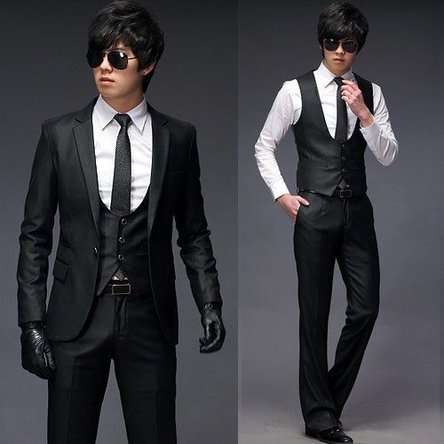 Wedding groom wedding apparel Luxury metal buckle Mens slim fit dress suit set(Jacket + pants SU12