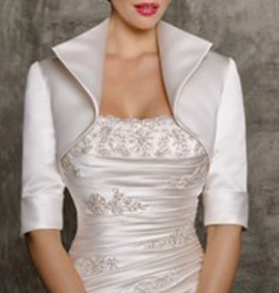 wedding jacket Bridal dress Bolero/shrug coat various color on sale