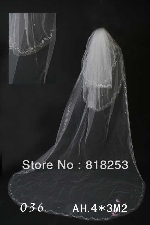 wedding veil veils Bridal Bridal Accessories 2 layers with comb W-20