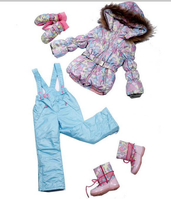 Westphal child down coat skiing female child down pants trousers 0239k