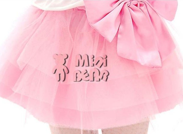 wgirl's dress Children Dress baby skirt kids skirts with bow girl's princess dress layers of veil