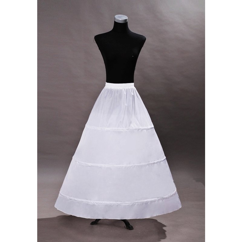 White 3- hoop Wedding Petticoat Bridal Accessories Petticoat Crinoline