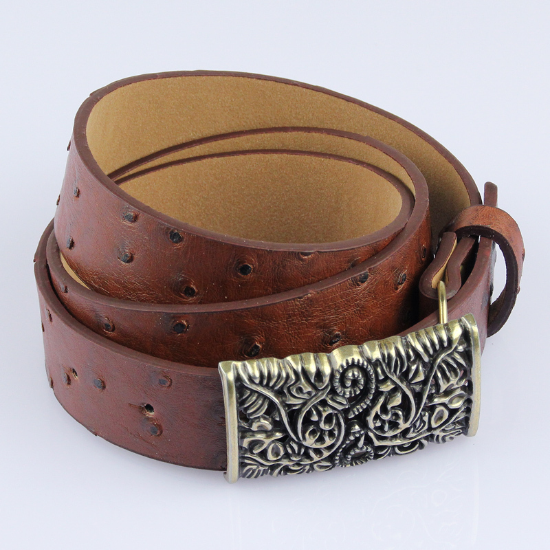 White casual strap women's all-match decoration strap belt printing leather belt strap
