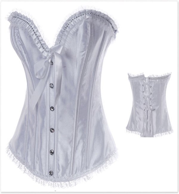 White Sexy fashion corset Freeshipping Wholesale and retail - 2794white