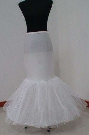 White Trumpet Mermaid Style Slip Petticoat To match your dress