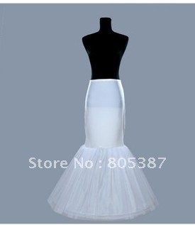 white tulle mermaid dress underskirts for wholesale in fee shipping teep015