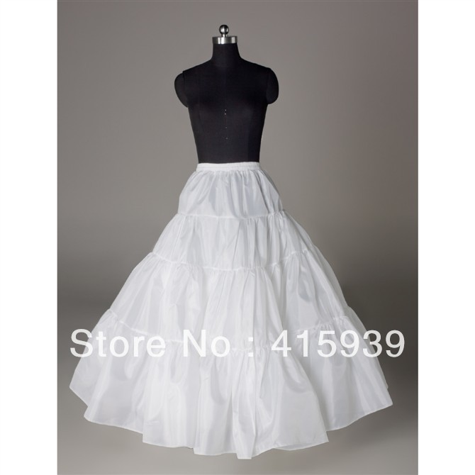 White Wedding Bridal Accessories Free shipping A-line Crinoline Petticoat Underskirt QC004