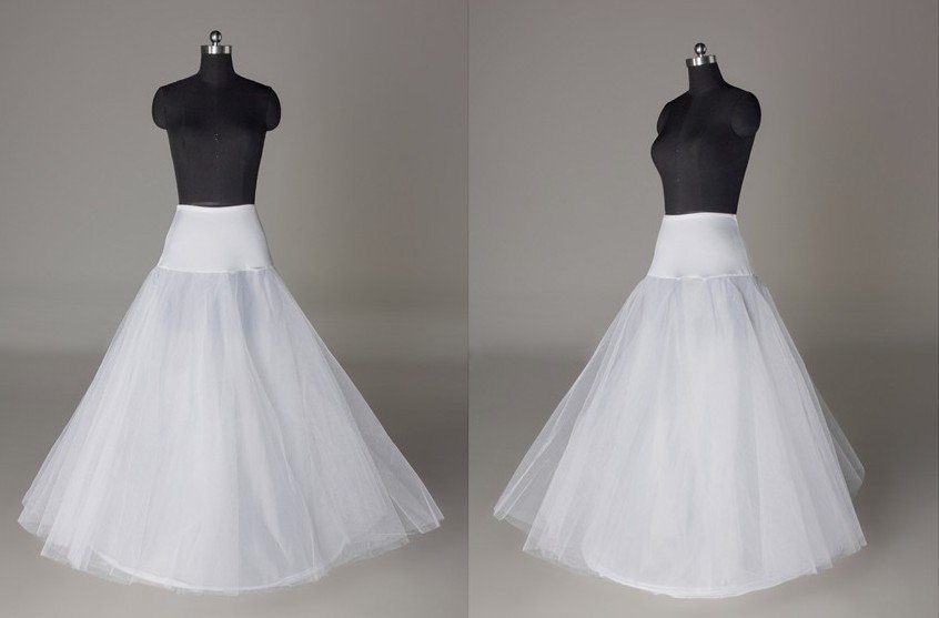 White Wedding Dress/Gown Petticoat/ Underskirt free shipping