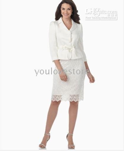 White Women Skirt Suit, Fashion Skirt Suit 2010 , Women's Suits ,Ladies Skirt Suit,Accept   497