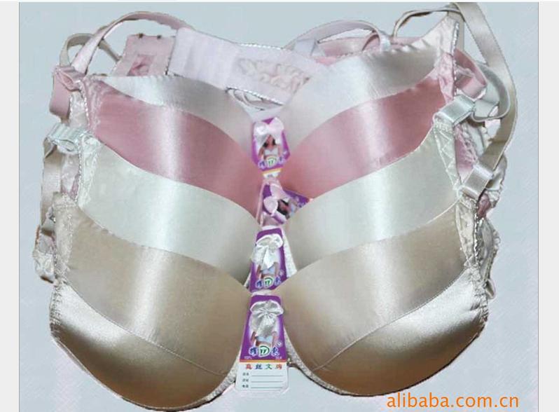 whole sale free shipping wholesale ladies' underwear 100% Silk fabric bra