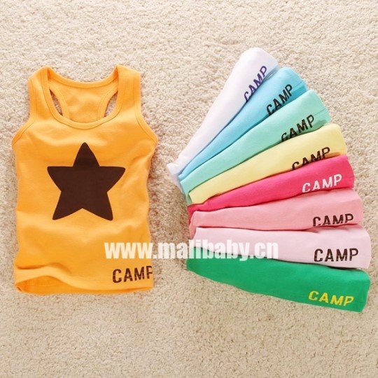 wholesale 100% cotton hot new Korea style baby VEST,children's clothing,kid's vest,Freeshipping