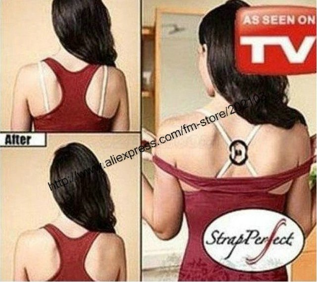 Wholesale 100pcs/lot Bra rings Strap Cleavage Control Clip as seen on TV free shipping