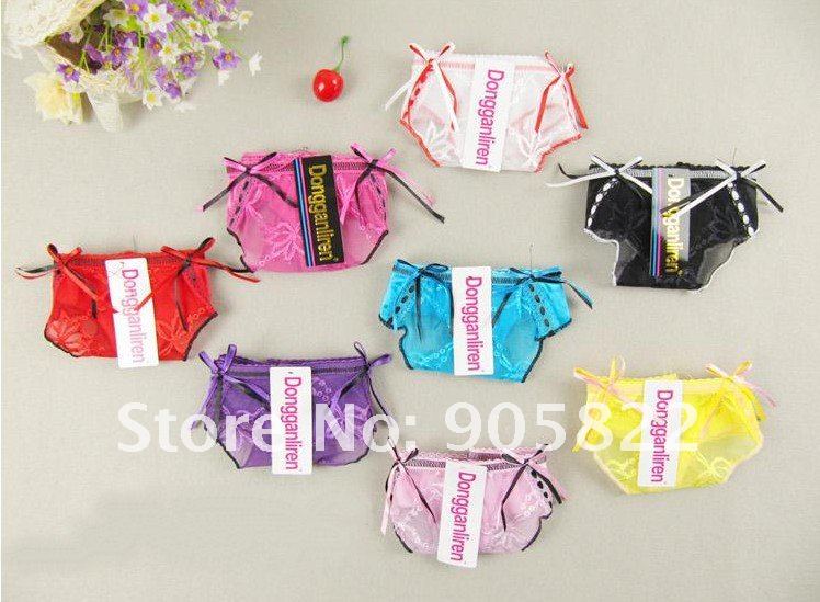 Wholesale+100pcs/lot,(mixed colors)sexy g-strings,underware,sex lingerie,ladies' g-strings thongs, woman's g-strings (KT009)