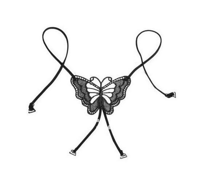 Wholesale  125piece/lot  Bra straps bowknot Invisible aglet Underwear aglet Bra straps Aglet across