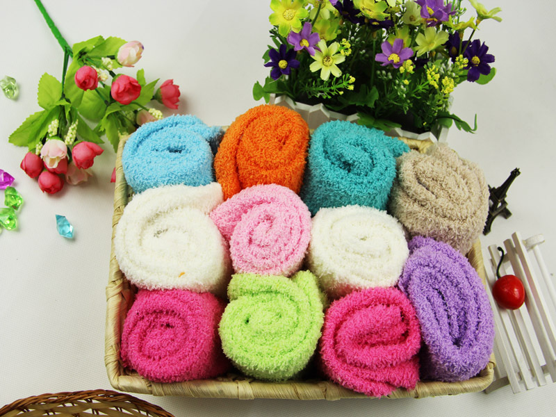 wholesale 12pairs/lot , Coral fleece socks candy color/for adults sock candy color sock