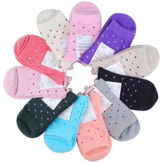 Wholesale 20 pairs/lot New Arrival 76% Cotton Socks Women Free Shipping