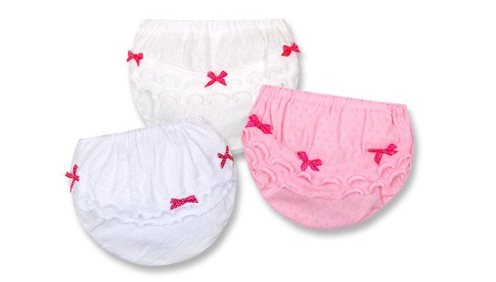 Wholesale( 20 pcs/lot), Flower Kids Bread Panties/Children Underwear/ Children Garment/Babies Briefs