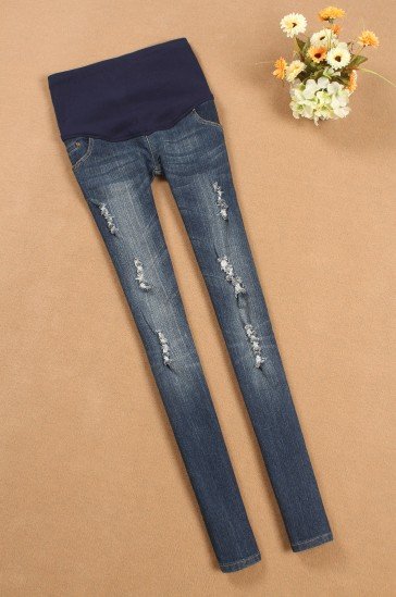 Wholesale 2012 latest cowboy pregnant women jeans pants most trend Maternity pencil Pants