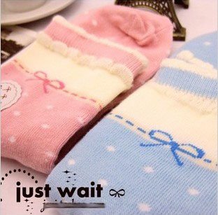 Wholesale 2012 New Arrivel 100% Cotton Cute Women Lace Short Sock SOX Free Shipping