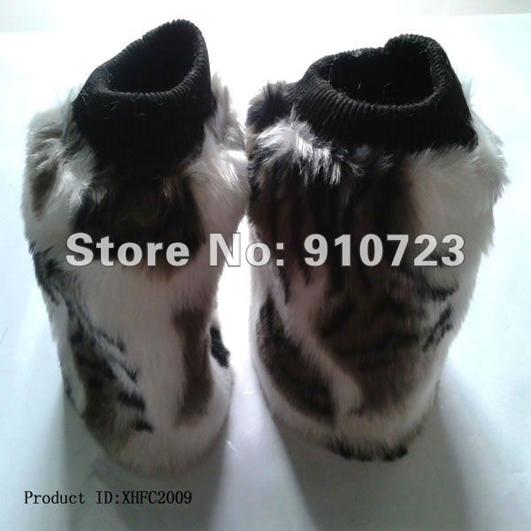 Wholesale 2012 new style Faux Fur Foot warmers Boot Covers socks leggings stockings ankle socks  Free Shipping